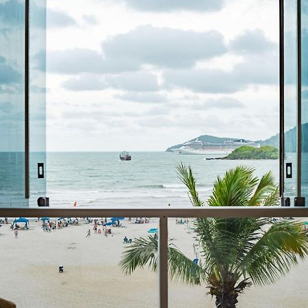 Apto pé na areia com linda vista frente mar CEL403 Balneario Camboriu Exterior foto